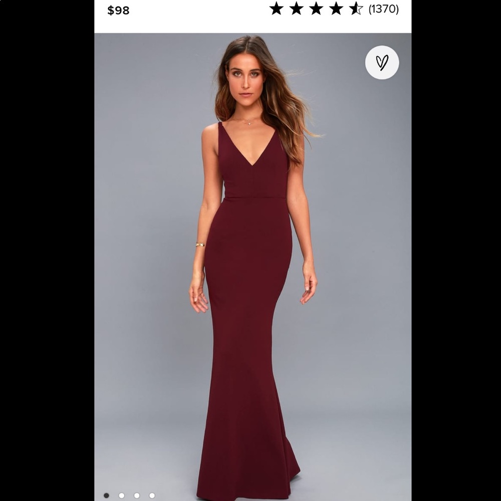 Maroon Lulus Dress